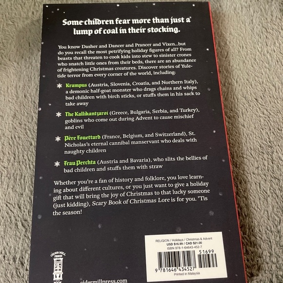 SCARY BOOK OF CHRISTMAS LORE - Picture 2 of 2